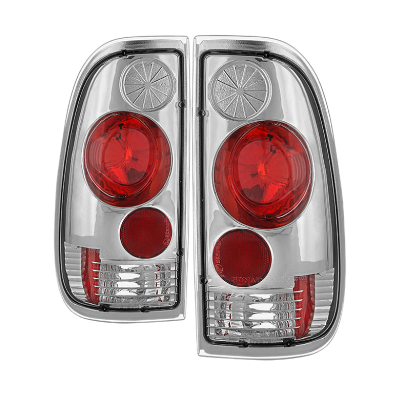 Load image into Gallery viewer, Spyder Ford F150 side 97-03/F250/350/450/550 Super Duty 99-07 Euro Tail Lights Chrm ALT-YD-FF15097-C
