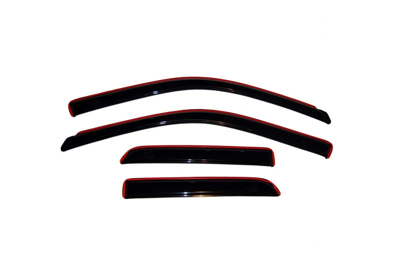Load image into Gallery viewer, AVS 09-18 Dodge RAM 1500 Quad Cab Ventvisor In-Channel Front &amp; Rear Window Deflectors 4pc - Smoke
