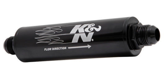 K&N 2in OD x 9in L 10AN 25 Micron In-Line Fuel/Oil Filter