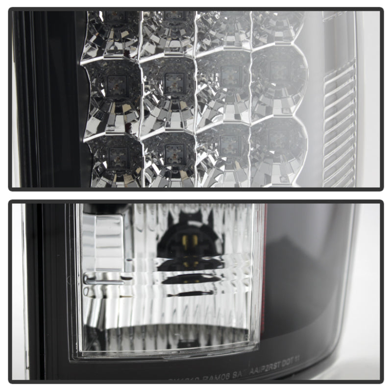 Load image into Gallery viewer, Spyder Dodge Ram 07-08 1500/Ram 07-09 2500/3500 LED Tail Lights Black ALT-YD-DRAM06-LED-BK
