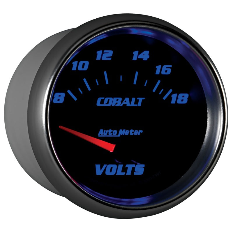 Load image into Gallery viewer, AutoMeter Gauge Voltmeter 2-5/8in. 18V Electric Cobalt
