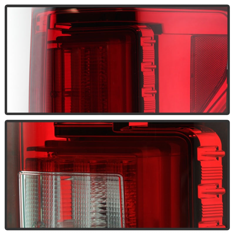 Load image into Gallery viewer, Spyder 18-19 Ford F-150 (w/o Blind Spot Sensor) LED Tail Lights - Red Clear (ALT-YD-FF15018-LED-RC)
