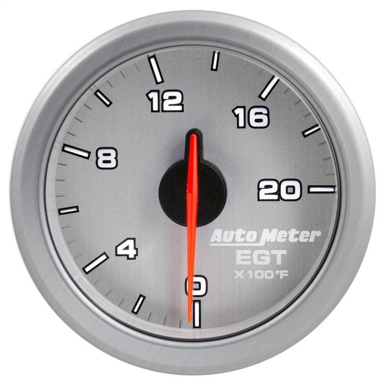 Load image into Gallery viewer, Autometer Airdrive 2-1/16in EGT Gauge 0-2000 Degrees F - Silver
