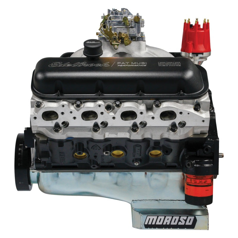 Load image into Gallery viewer, Edelbrock Crate Engine Edelbrock/Pat Musi 555 RPM XT BBC 675 HP Stock Exhaust Port Location
