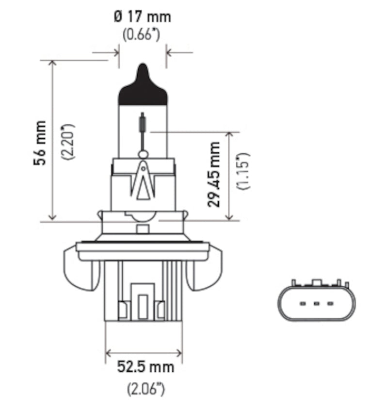 Load image into Gallery viewer, Hella Bulb H13 12V 60/55W P264T T4
