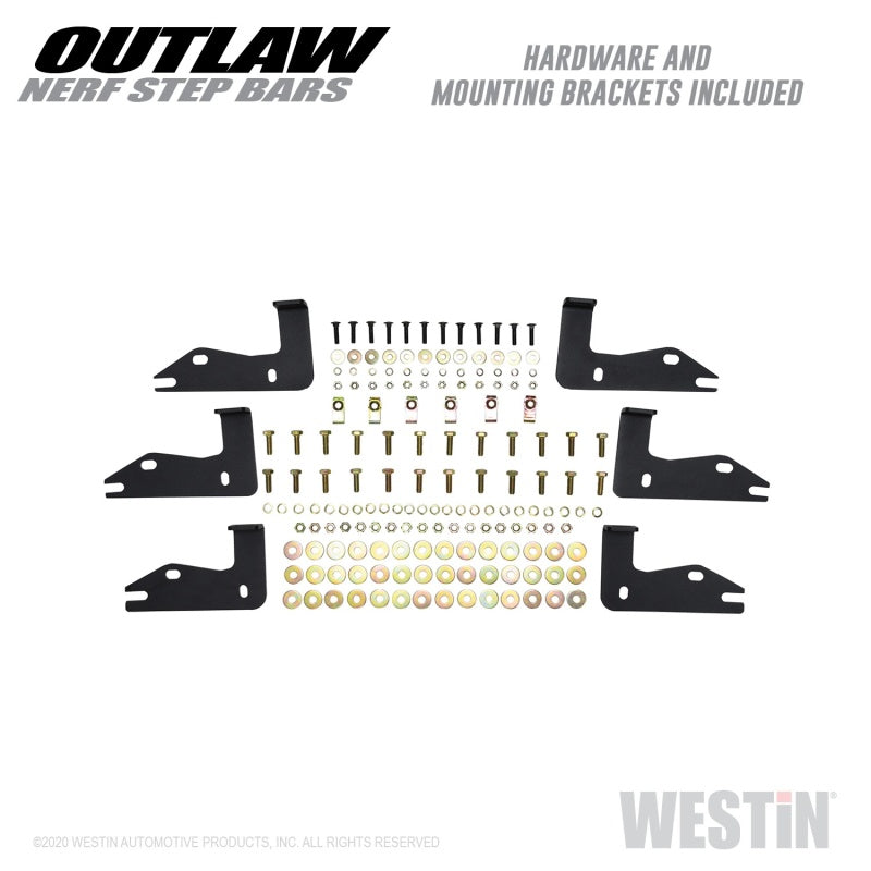 Load image into Gallery viewer, Westin 2020 Jeep Gladiator Outlaw Nerf Step Bars - Textured Black
