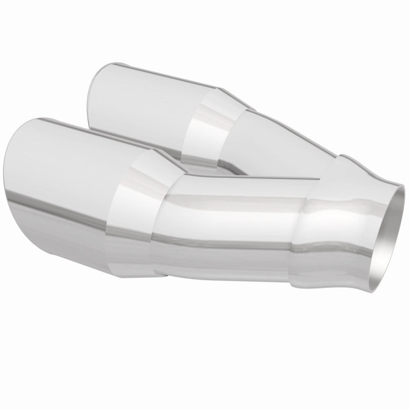Load image into Gallery viewer, MagnaFlow Double Wall 3in Dual Round Polished Tip 2.25in Inlet
