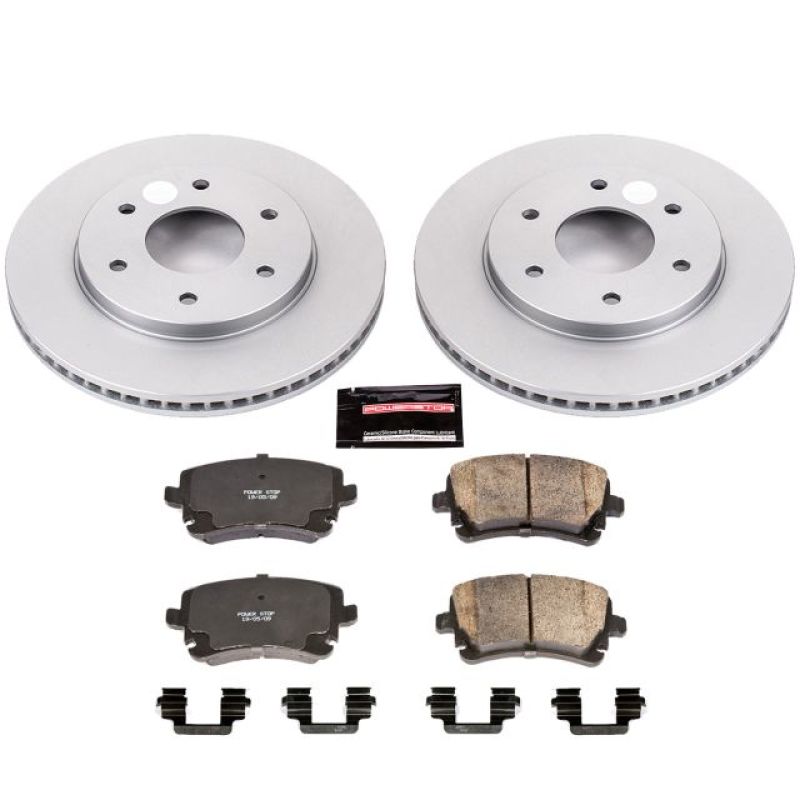 Load image into Gallery viewer, Power Stop 04-05 Infiniti QX56 Front Z17 Evolution Geomet Coated Brake Kit
