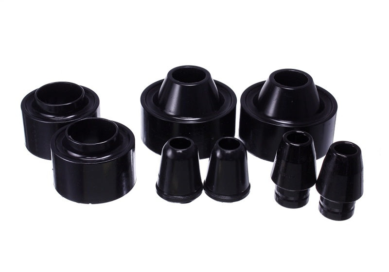 Load image into Gallery viewer, Energy Suspension 07-17 Jeep Wrangler (JK) Black Front &amp; Rear Coil Spring Spacer 1-3/4in Lift Set
