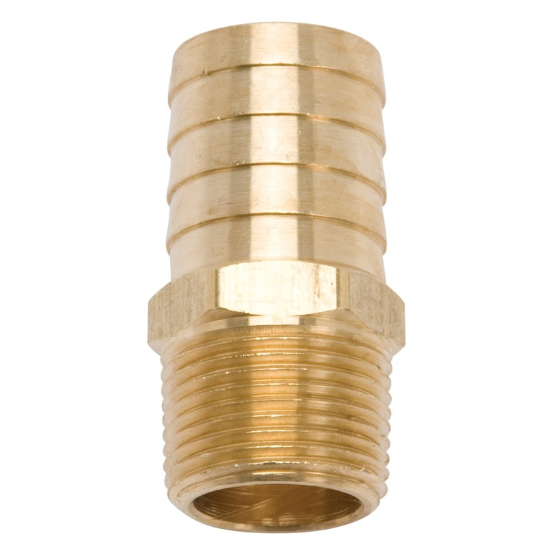 Load image into Gallery viewer, Edelbrock Fitting Brass Hose 1 00In Hose I D X 3/4-14 Pipe for Sb-Chrys Manifolds

