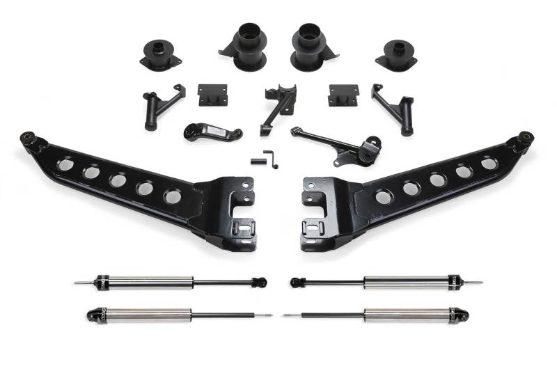 Load image into Gallery viewer, Fabtech 14-18 Ram 2500 4WD 5in Radius Arm System w/Coil Spacers &amp; DL Shocks
