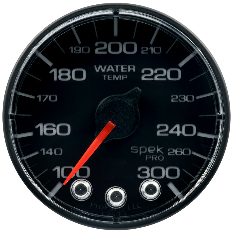Load image into Gallery viewer, Autometer Spek-Pro 52.4mm 100-300 Deg F Digital Stepper Motor Water Temp Gauge
