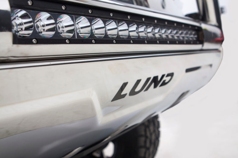 Load image into Gallery viewer, Lund 09-17 Dodge Ram 1500 (Excl. Rebel Models) Bull Bar w/Light &amp; Wiring - Polished
