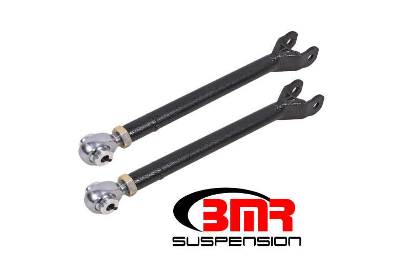 Load image into Gallery viewer, BMR 08-17 Challenger Lower Trailing Arms w/ Single Adj. Rod Ends - Black Hammertone
