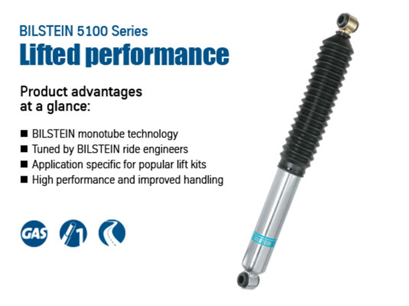 Load image into Gallery viewer, Bilstein 5100 Series 14-18 Dodge Ram 2500 Rear 46mm Monotube Shock Absorber
