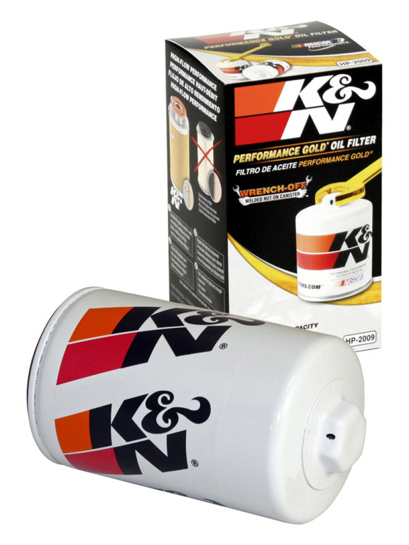Load image into Gallery viewer, K&amp;N 03-05 Neon SRT-4 / Lotus Elise Performance Gold Oil Filter
