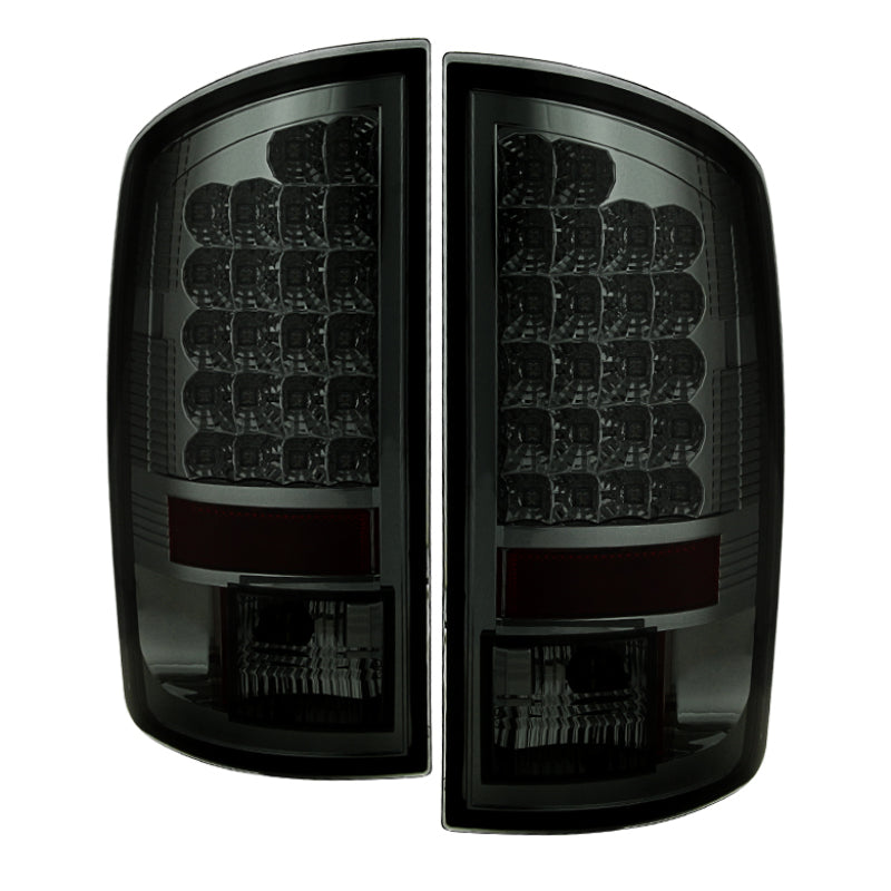 Load image into Gallery viewer, Spyder Dodge Ram 07-08 1500/Ram 07-09 2500/3500 LED Tail Lights Smoke ALT-YD-DRAM06-LED-SM
