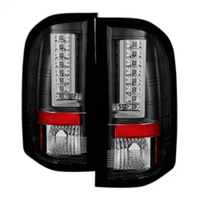 Load image into Gallery viewer, Spyder Chevy Silverado 07-13 Version 2 LED Tail Lights - Black ALT-YD-CS07V2-LED-BK
