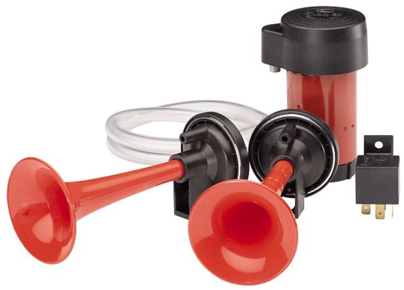 Load image into Gallery viewer, Hella Twin Trumpet Horn Kit 12V 240W 795-800Hz 118dB
