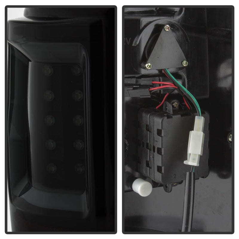 Load image into Gallery viewer, Spyder Ford F150 04-08 Styleside Tail Light V2 - LED - Black Smoke ALT-YD-FF15004V2-LBLED-BSM
