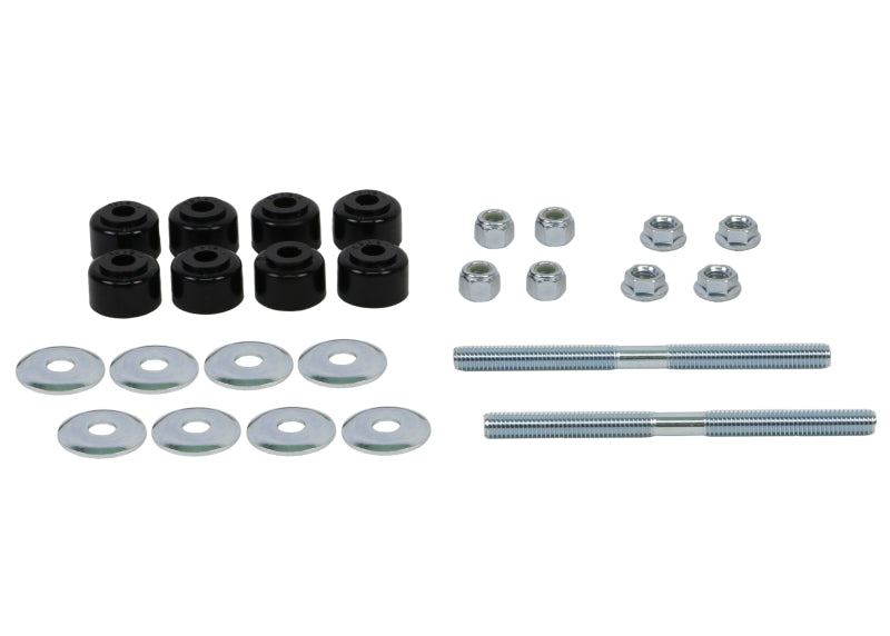 Load image into Gallery viewer, Whiteline Plus Universal Sway Bar Link Threaded Rod w/ Poly Bushes 140mm
