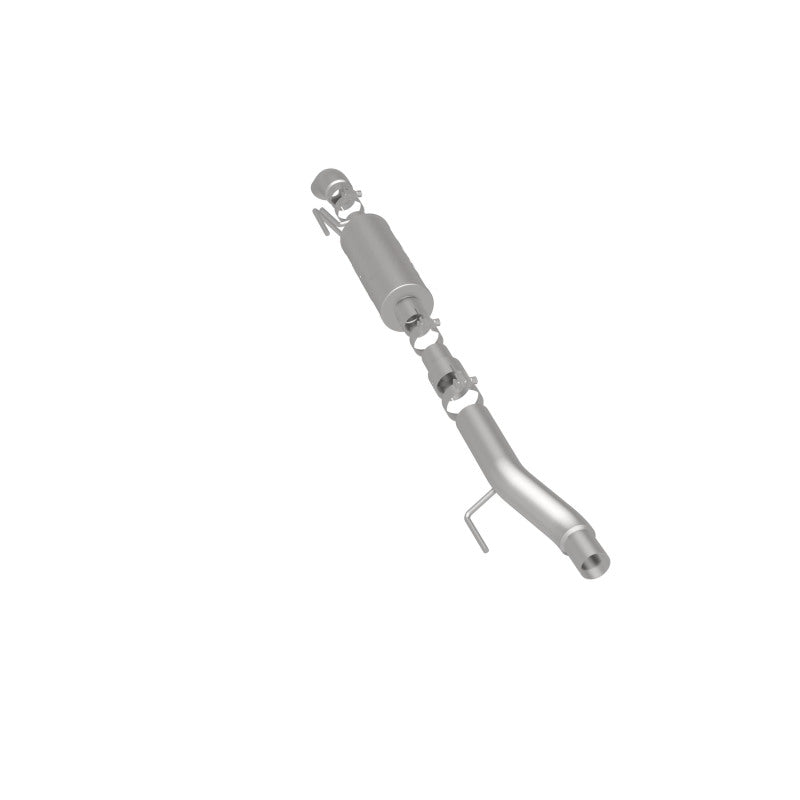 Load image into Gallery viewer, MagnaFlow Cat-Back, SS, 2.5/3in, Turn Down In Front Rear Tire 2015 Ford F150 5.0L V8 Ext Cab
