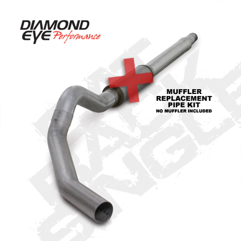 Load image into Gallery viewer, Diamond Eye KIT 5in Catback MFLR RPLCMENT PIPE Single AL: 03-07 FORD 6.0L F250/F350
