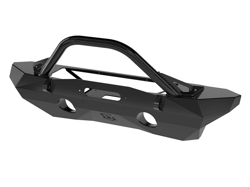 Load image into Gallery viewer, ICON 07-18 Jeep Wrangler JK Pro Series Mid Width Front Recessed Winch Bumper w/Bar/Tabs
