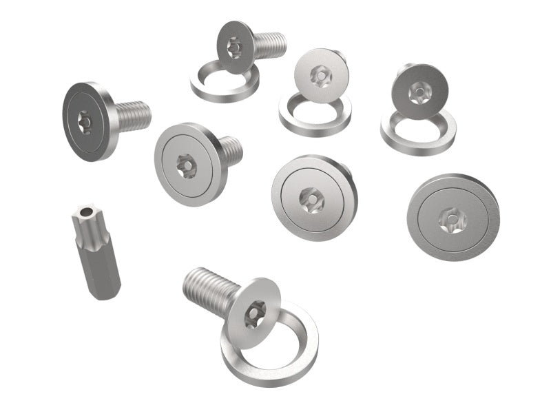 Load image into Gallery viewer, aFe Terra Guard Stainless Steel Security Hardware Kit
