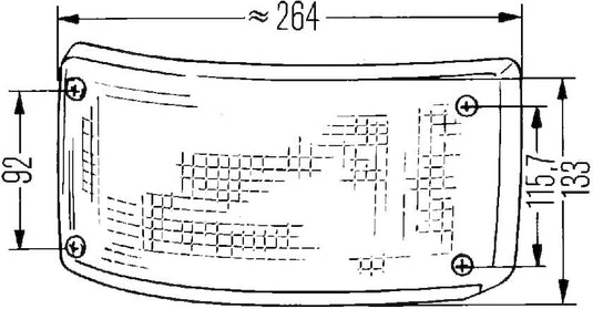 Hella Reversing Lamp 2Zr