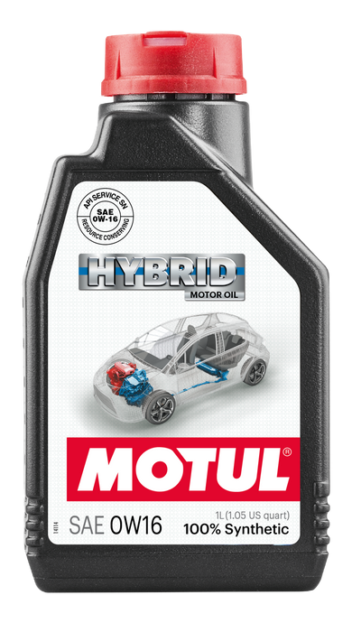 Motul 1L OEM Synthetic Engine Oil Hybrid 0W16 API SN - 1 Liter