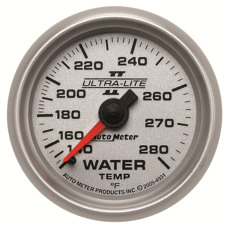 Load image into Gallery viewer, Autometer Ultra-Lite II 52mm 140-280 Deg F Mechanical Water Temp Gauge
