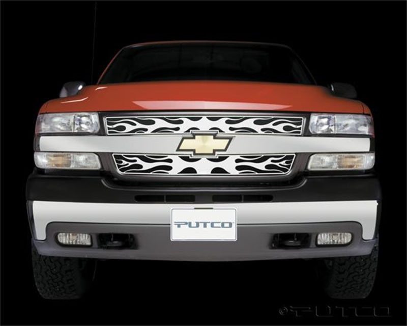 Load image into Gallery viewer, Putco 01-02 Chevrolet Silverado HD Flaming Inferno Stainless Steel Grille
