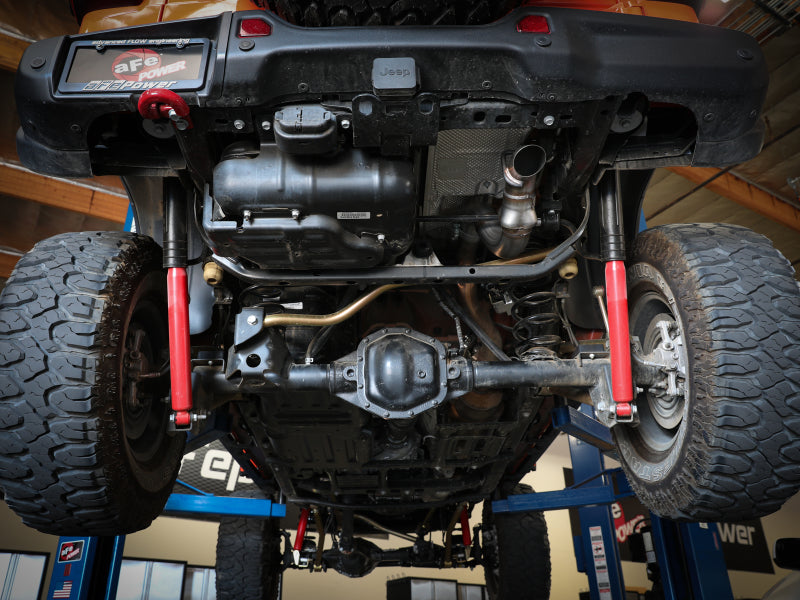 Load image into Gallery viewer, aFe 20-21 Jeep Wrangler (JL) Large Bore-HD 3 IN 304 Stainless Steel DPF-Back Hi-Tuck Exhaust System
