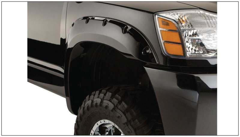 Load image into Gallery viewer, Bushwacker 04-15 Nissan Titan Pocket Style Flares 2pc - Black
