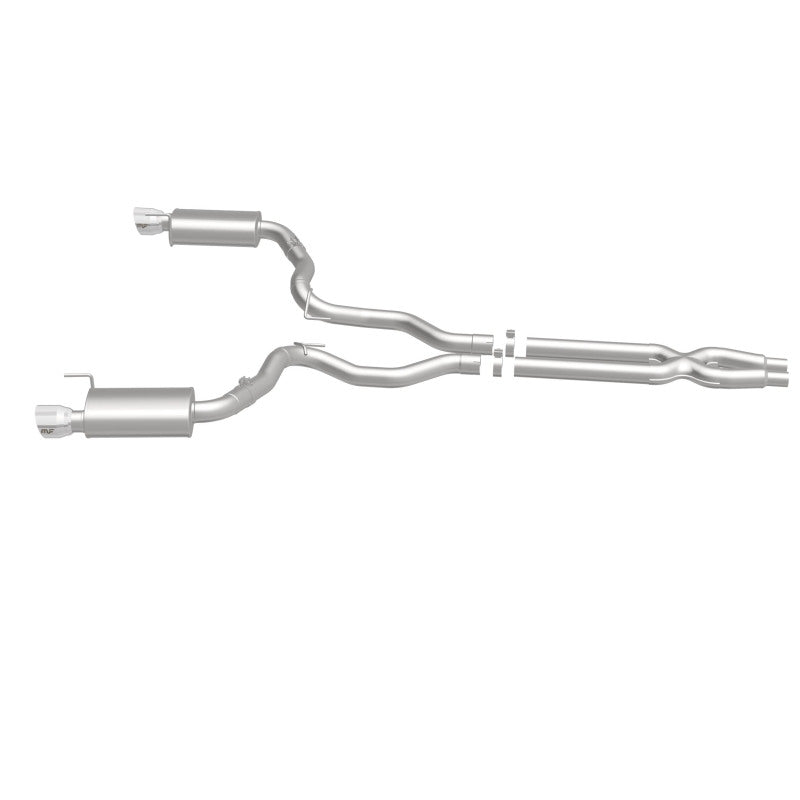 Load image into Gallery viewer, MagnaFlow Cat Back, SS, 3in, Street, Dual Split Polished 4.5in Tips 2015 Ford Mustang GT V8 5.0L
