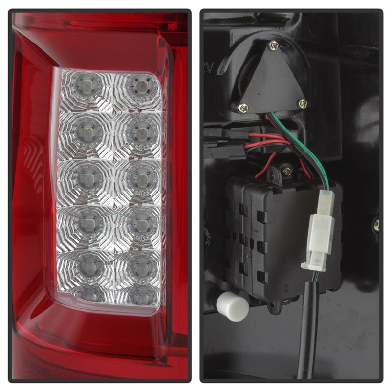 Load image into Gallery viewer, Spyder Ford F150 04-08 Styleside Tail Light V2 - LED - Red Clear ALT-YD-FF15004V2-LBLED-RC
