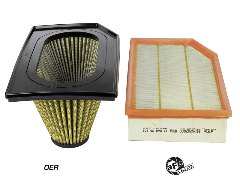 Load image into Gallery viewer, aFe Magnum FLOW Pro Guard7 Inverted Replacement Air Filter 18-19 Jeep Wrangler (JL) I4-2.0L(t)
