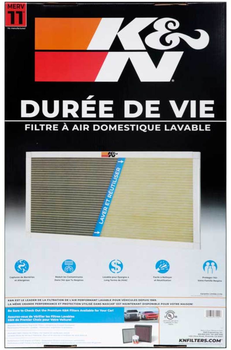 Load image into Gallery viewer, K&amp;N HVAC Filter - 16 x 25 x 1
