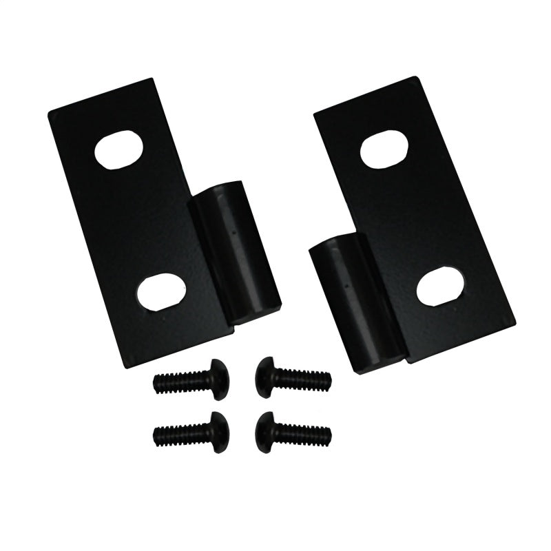 Load image into Gallery viewer, Rugged Ridge 76-06 Jeep CJ / Jeep Wrangler Black Lower Door Hinge Brackets
