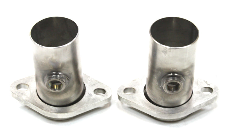 Load image into Gallery viewer, JBA 2.5in 304 Series Stainless Steel 2 Bolt Starter Tubes w/O2 sensor bungs
