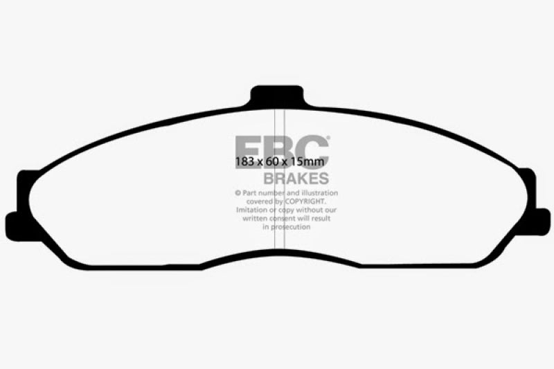 Load image into Gallery viewer, EBC 03-04 Cadillac XLR 4.6 Greenstuff Front Brake Pads
