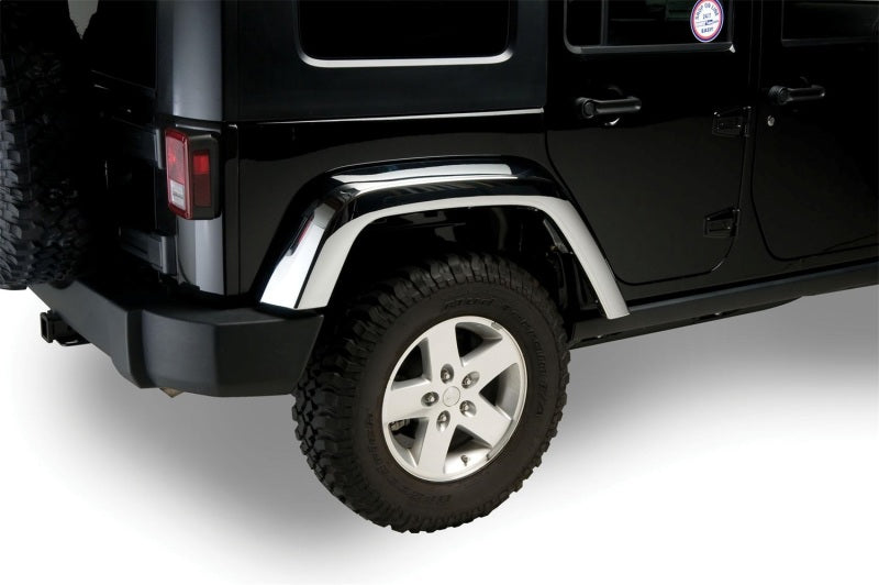 Load image into Gallery viewer, Putco 07-18 Jeep Wrangler Chrome ABS Fender Flares
