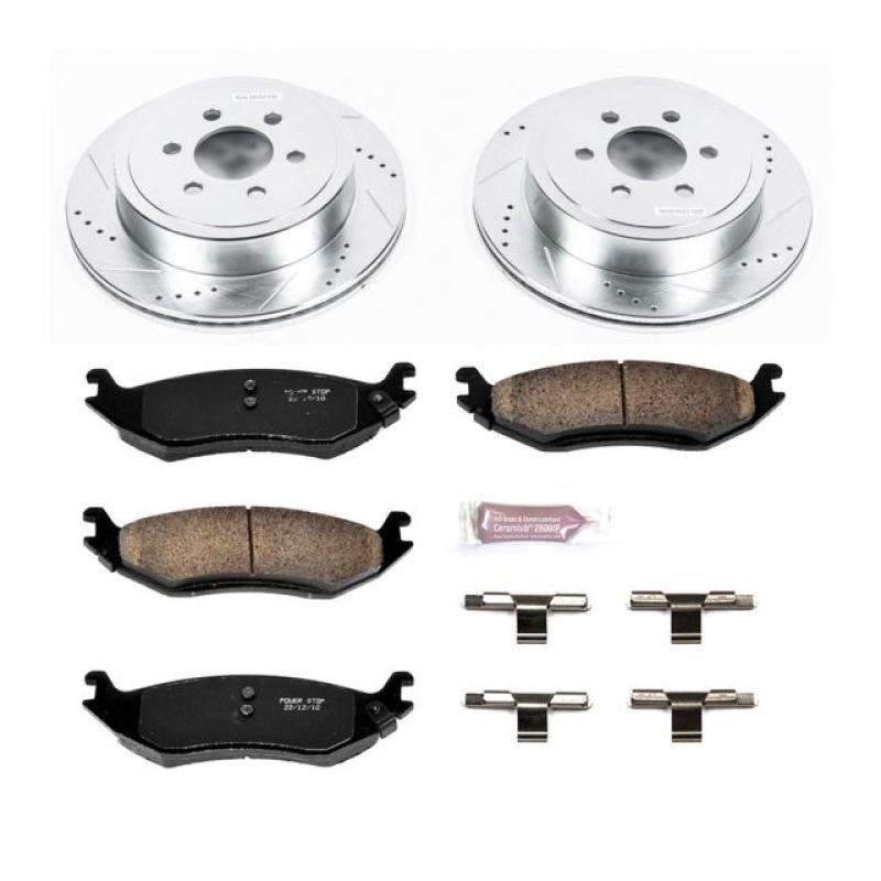 Load image into Gallery viewer, Power Stop 2003 Dodge Durango Rear Z23 Evolution Sport Brake Kit
