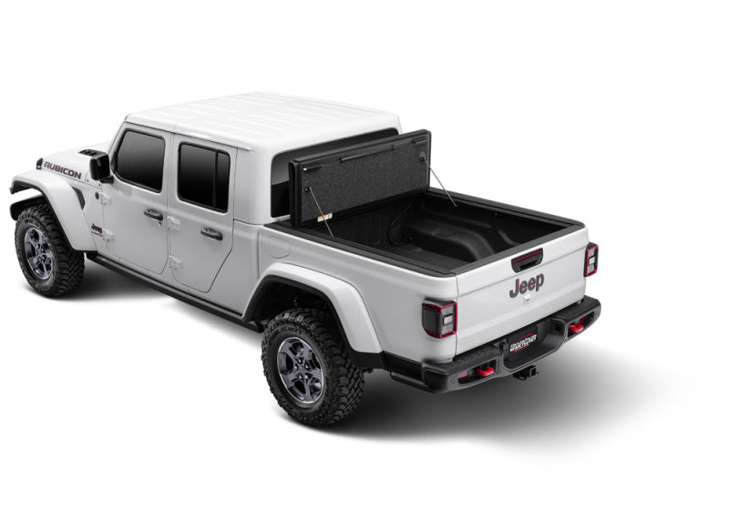 Load image into Gallery viewer, UnderCover 2020 Jeep Gladiator 5ft Ultra Flex Bed Cover - Matte Black Finish
