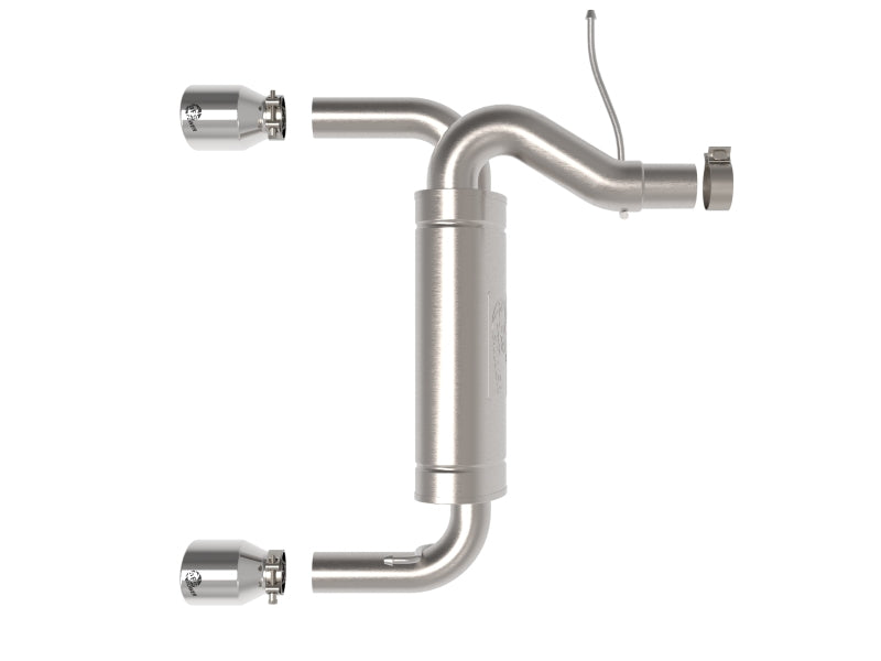 Load image into Gallery viewer, aFe Vulcan 3in 304 SS Axle-Back Exhaust 2021 Ford Bronco L4-2.3L (t)/V6-2.7L (tt) w/ Polished Tips

