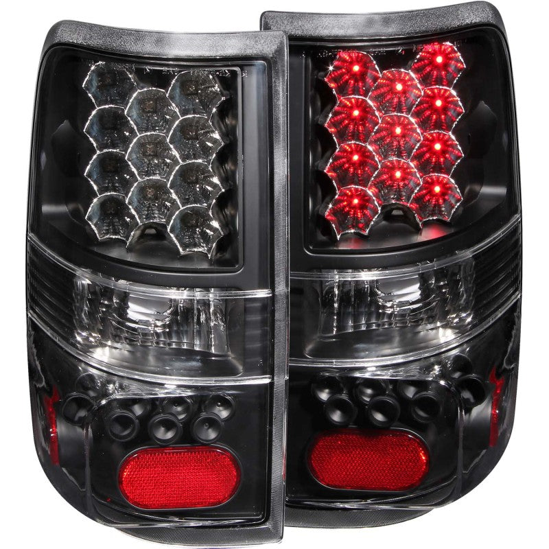 Load image into Gallery viewer, ANZO 2004-2008 Ford F-150 LED Taillights Black
