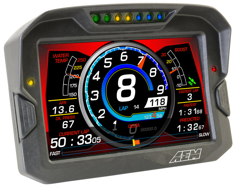 Load image into Gallery viewer, AEM CD-7 Logging Race Dash Carbon Fiber Digital Display (CAN Input Only)
