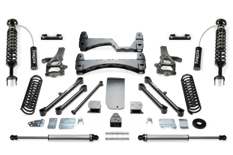 Load image into Gallery viewer, Fabtech 13-18 Ram 1500 4WD 6in Perf Sys w/Dlss 2.5C/O Resi &amp; Rr Dlss
