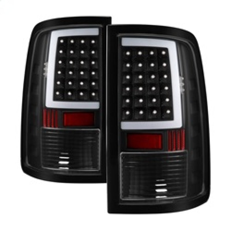 Load image into Gallery viewer, xTune 13-18 Dodge Ram 1500 LED Tail Lights - Black (ALT-ON-DRAM13V2-LBLED-BK)
